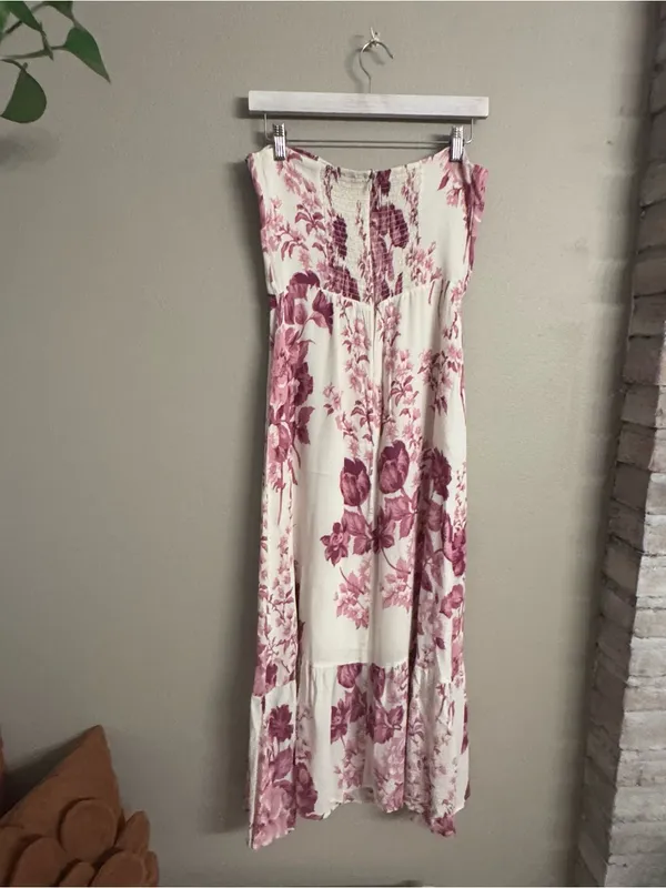 REFORMATION Arta Strapless Maxi Dress - Image 6