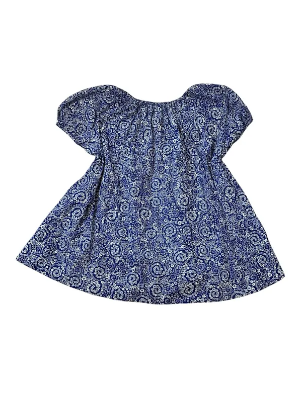 Maeve Anthropologie Floral Scoop Neck Mini Swing Dress Pockets Puff Sleeve Boho - Image 7