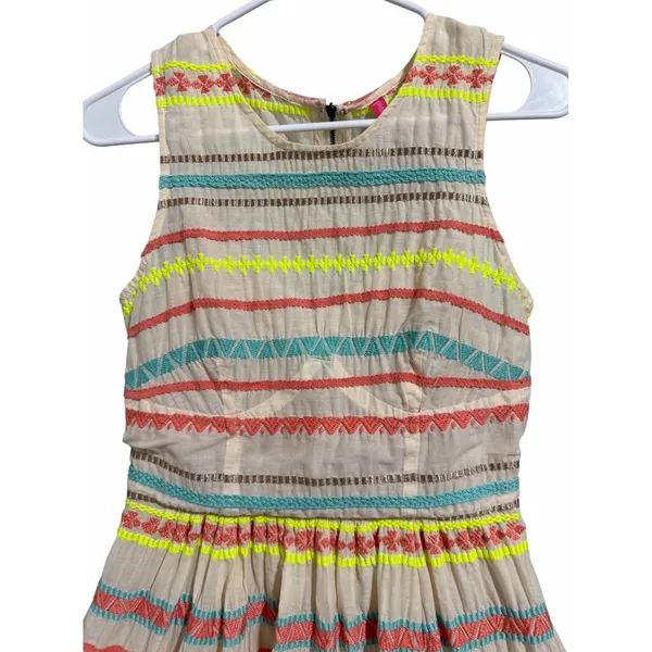 Anthropologie Plenty by Tracy Reese Striped Sunglow Dress Women's Size 4‎ - Image 3