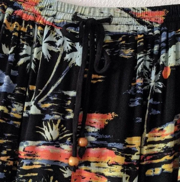 Free People Brand New Blue Lagoon Print Pants - Image 8