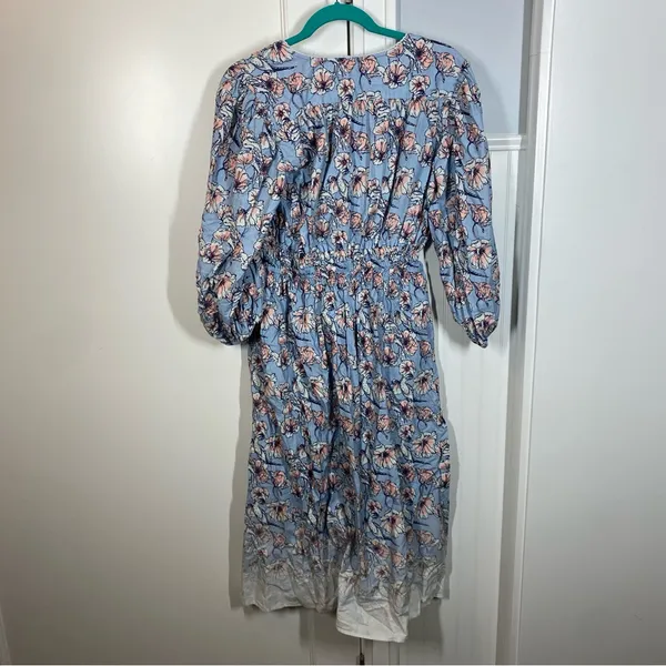 St.‎ Roche Auberon Midi Dress Size 10 Organic Cotton Coastal Beachy Vacation - Image 12