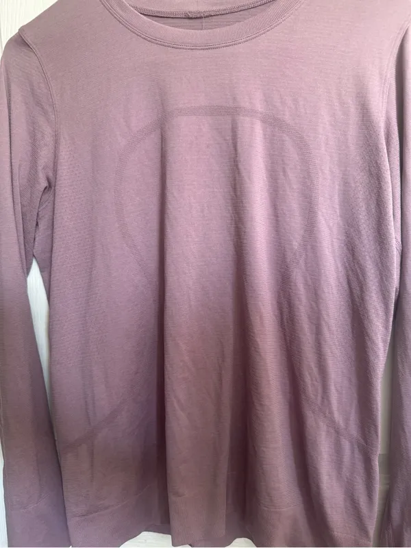 lululemon athletica swiftly long sleeve lavender lux - Image 2