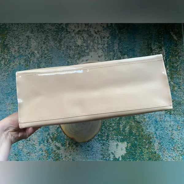 Ted Baker London nude medium PVC Icon bow tote bag - Image 7