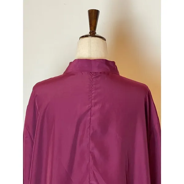 GB X Amanda Uprichard Maroon Gwynnie‎ Bee Long Sleeve Tie Neck Shift Dress 2X - Image 6