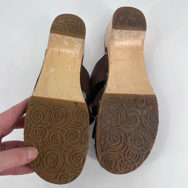 Ugg‎ Fisherman Ore Clogs Sherpa lined Gaucho shoes sandals Size 9 - Image 7