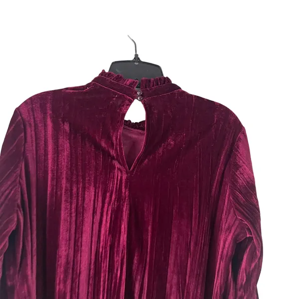Mello Day Women's Size Large Red Velvet‎ Fairy Grunge Whimsygoth Long Sleeve Top - Image 8