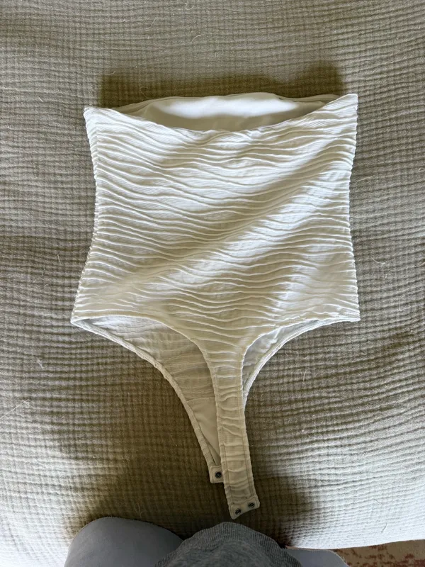 Princess Polly Strapless Zebra Print Bodysuit  - Image 4