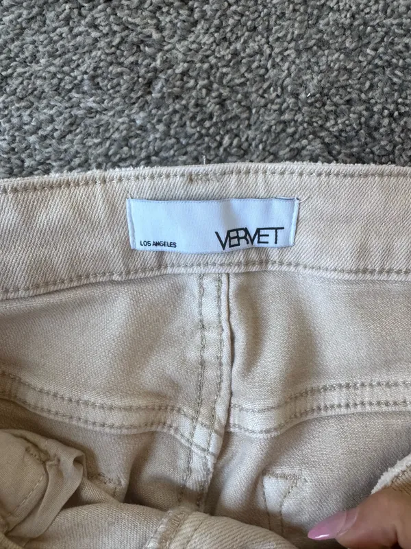 flare jeans Tan Size 4 - Image 2