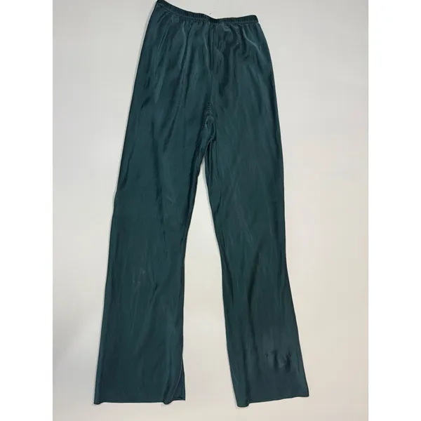 Silk Laundry Bias Cut silk green Pants Small - Image 6