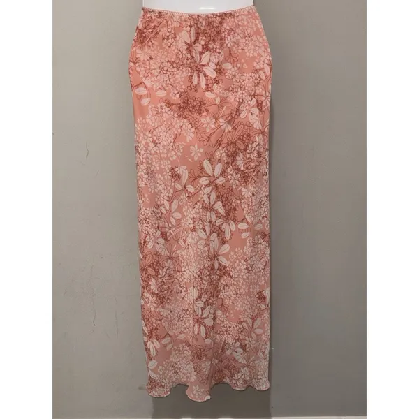 Wild Fable Women’s Floral Maxi Skirt XL Pink Coquette Romantic Spring - Image 8