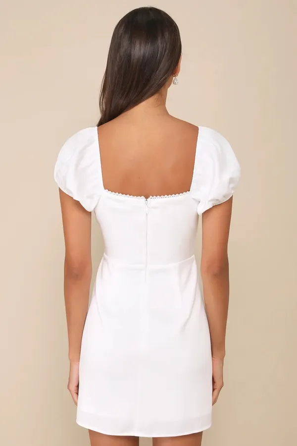 Lulus White Dress Mini - Image 2