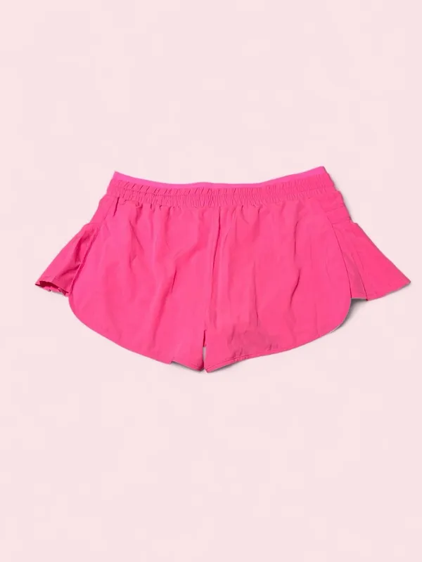 JoyLab Bright Pink Ruffle Athletic Shorts - Image 2