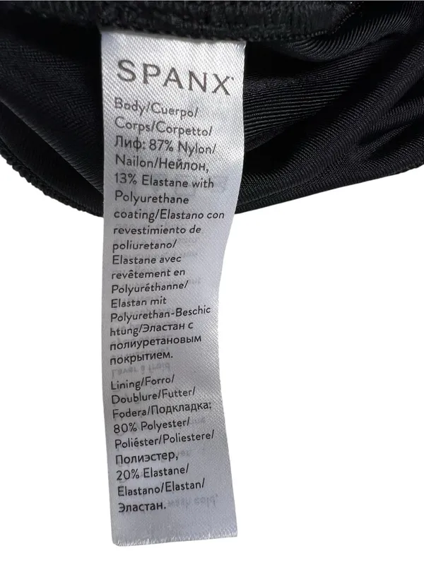 Spanx Quilted Moto Black High Rise Leggings Women’s Size Large - Image 10
