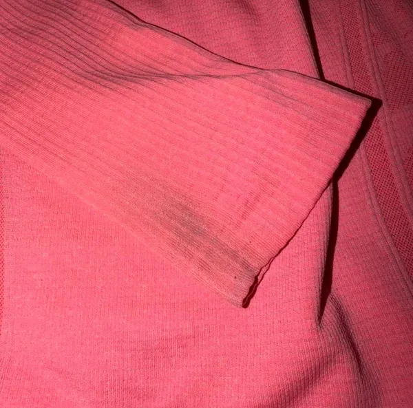 Bright salmon pink Lululemon swiftly long sleeve - Image 4