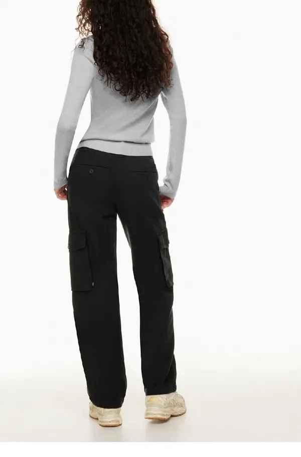 Aritzia TNA Black Troop Cargo Pants — Utility Cargo Trousers size 00 - Image 2