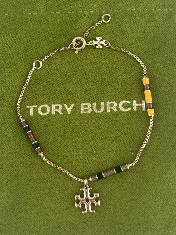 NWOT Tory Burch Kira Enamel Bar Bracelet - Image 3