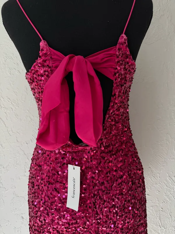 Francesca’s pink sequin dress  - Image 5