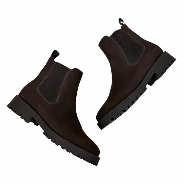 Thursday Boot Company Legend Nubuck Leather Chelsea Boots Truffle Size 8 - Image 8