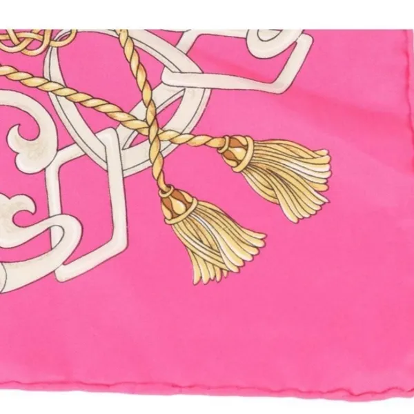 AUTHENTIC RARE Celine Pink 100% Silk Scarf 🥰 - Image 3