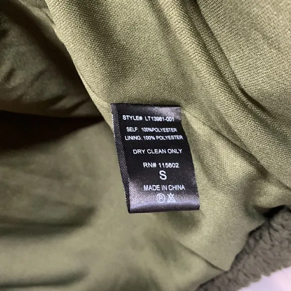 All in Favor Sherpa olive green jacket - Image 3