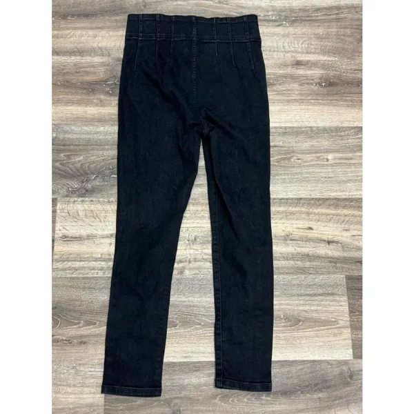 Free People We The Free Jayde Skinny Jeans Black Women’s 31 - Image 3