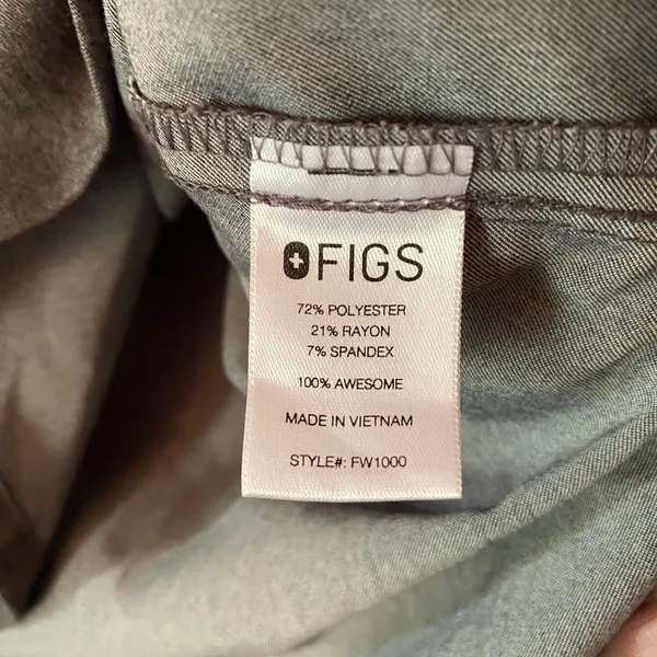 FIGS Graphite Gray Caterina One Pocket Scrub Top Uniform Nurse Doctor Women's XS - Image 7
