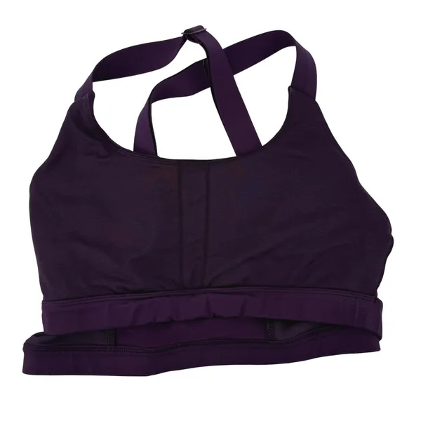 Lululemon Pure Practice Bra Deep‎ Zinfandel Purple Women 6 Luxtreme Strappy - Image 6