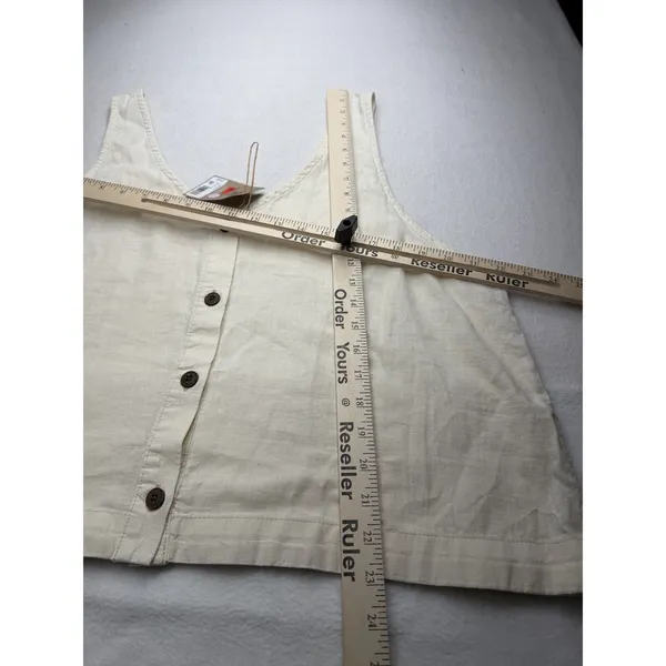 Patagonia Women's Garden Island Top Whole Weave Natural Size XL NWT - Image 5