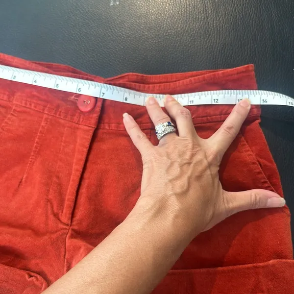 Zara velour shorts. - Image 4