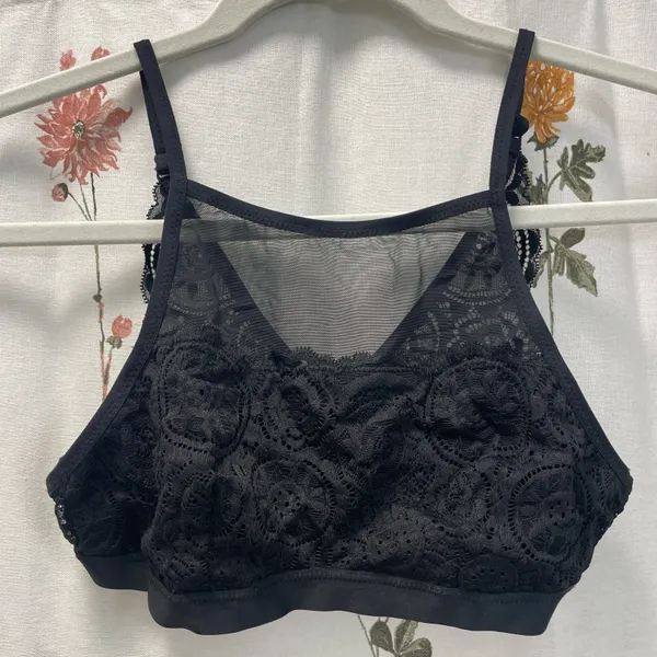 Aerie Black Lace Bralette - Image 2