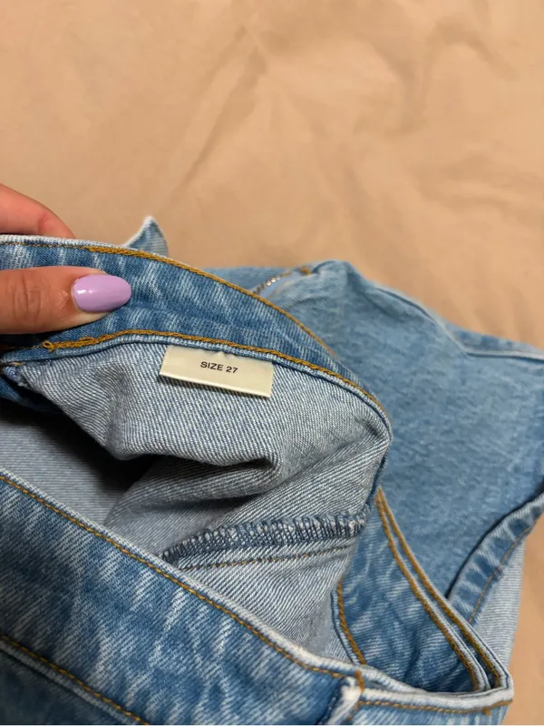 ROLLA'S Light Blue Denim Wrap-Style Mini Skirt - Image 5