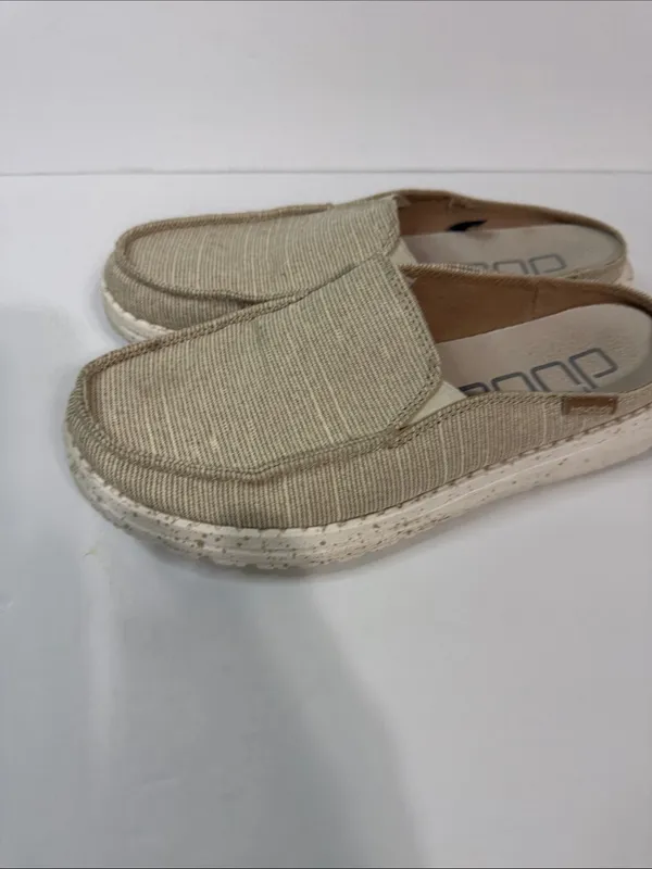 Hey Dude Women's Slip-On Sneakers in Beige and Off-White - Image 5