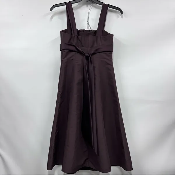 David's Bridal truffle Brown womens Dress size 6 style F12942 formal prom bridal - Image 9