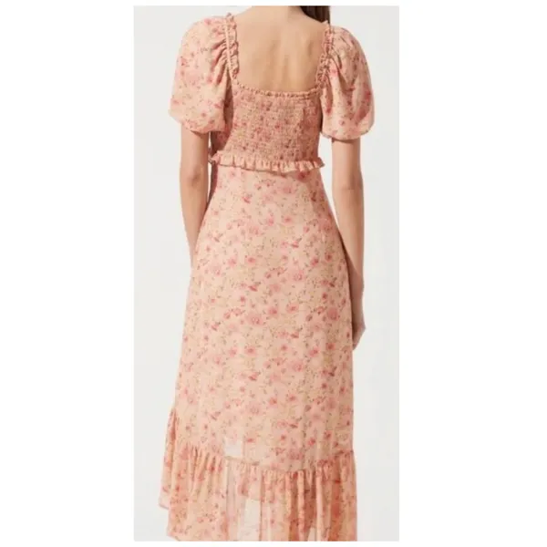 NWT Astr the Label Baloon Sleeve Midi Dress Size XS - Image 2
