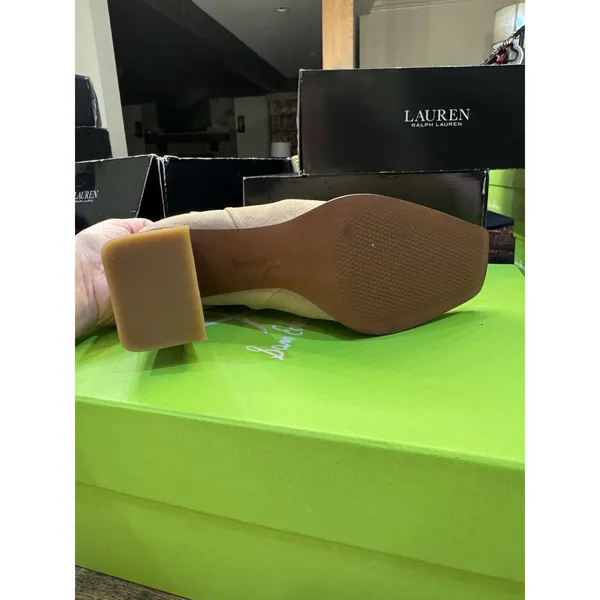 the Sam Edelman Ivette Ankle Bootie in the Sesame suede Size 10 - Image 6