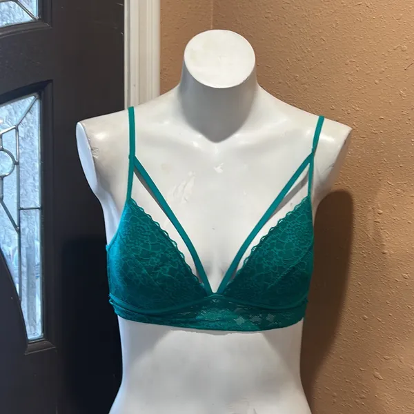 Pink Victoria’s Secret teal bralette - Image 2