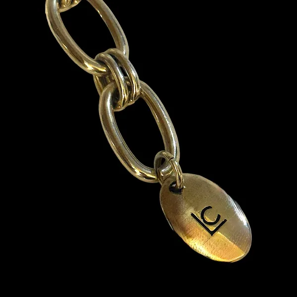Liz Claiborne 1988 Vintage Gold Ornate Filigree Concho Metal Chain Belt 31-37” - Image 4