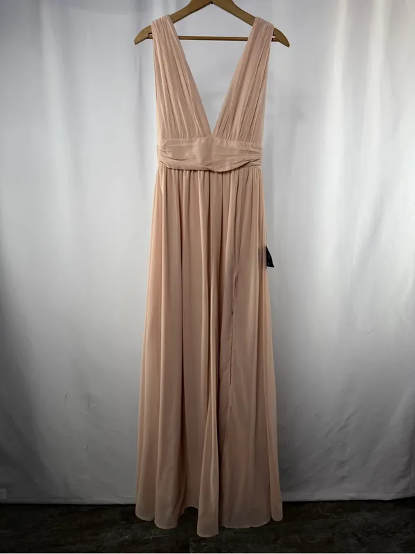 NWT Lulus Heavenly Hues Blush Maxi Dress Size Extra Small‎ - Image 4