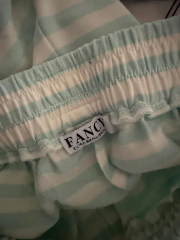 Fancy Striped two piece set Blue - Image 2