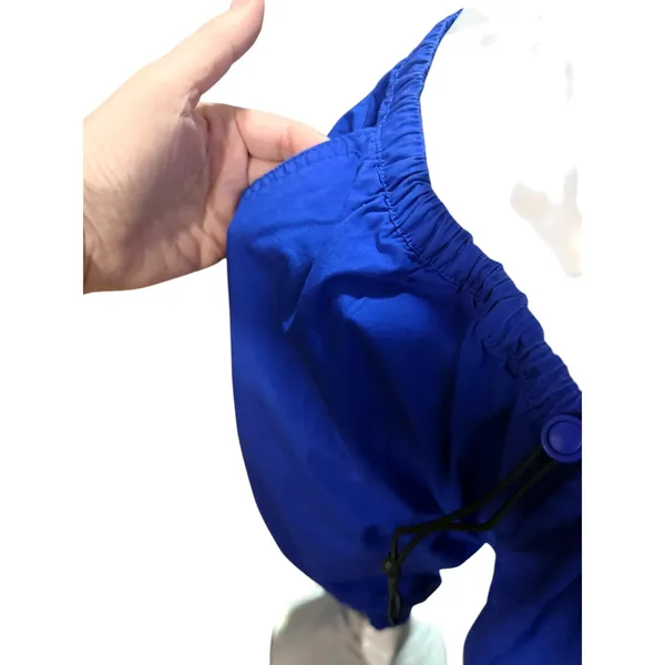 H&M Divided Womens‎ L Blue Cotton Parachute balloon Cargo Pants Baggy Joggers - Image 4