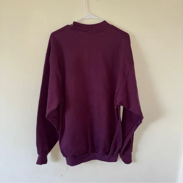 Disney Vintage 90s Purple Mickey Mouse Disneyland Pullover Sweatshirt Adult OS - L-XL - Image 5