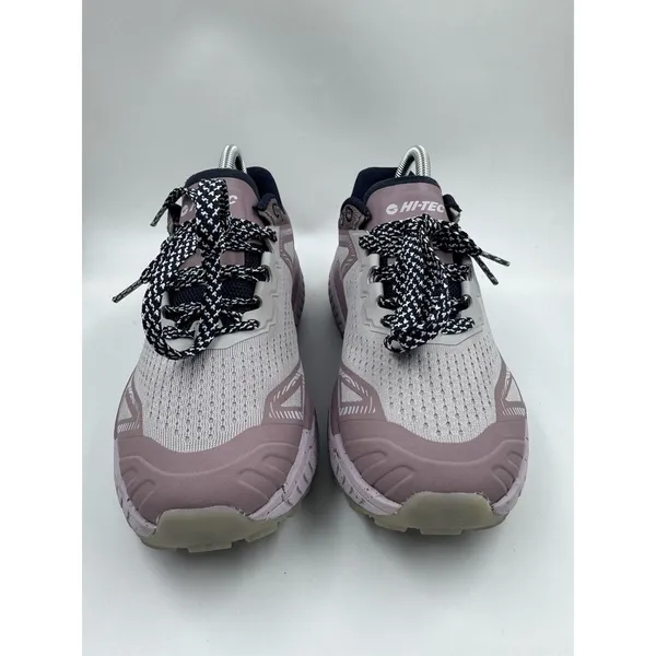 Hi-Tec Women Trail Shoe Athletic 7.5 Breathable Mesh, Lace Up, Lilac, Purple - Image 2