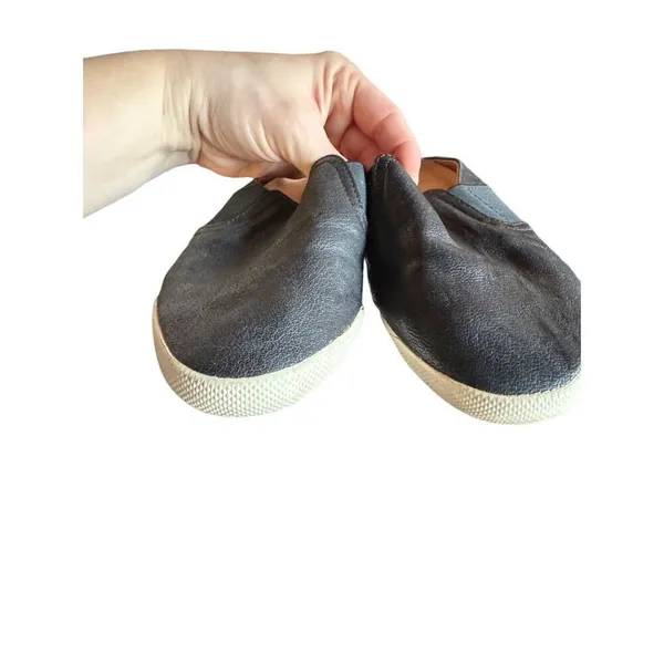 Frye Women's Melanie Gored Mule Leather Slip-on‎ Shoes Size 6 Black - Image 5