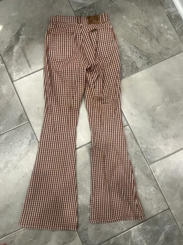 Lee Vintage Checked Jeans - Image 2