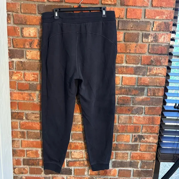 Lululemon womens drawstring relaxed high rise jogger sweatpants black 12 - Image 3