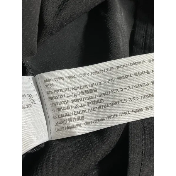 Abercrombie & Fitch Women's Black Pleated Zip Casual A Line Mini Skirt Size M - Image 6