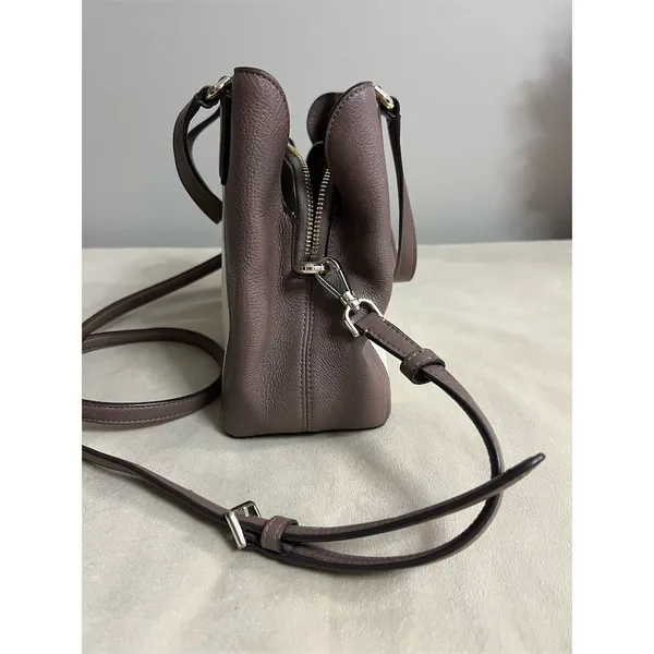 Kate Spade Jackson Medium Satchel Brown/White Colorblock Bag - Image 3