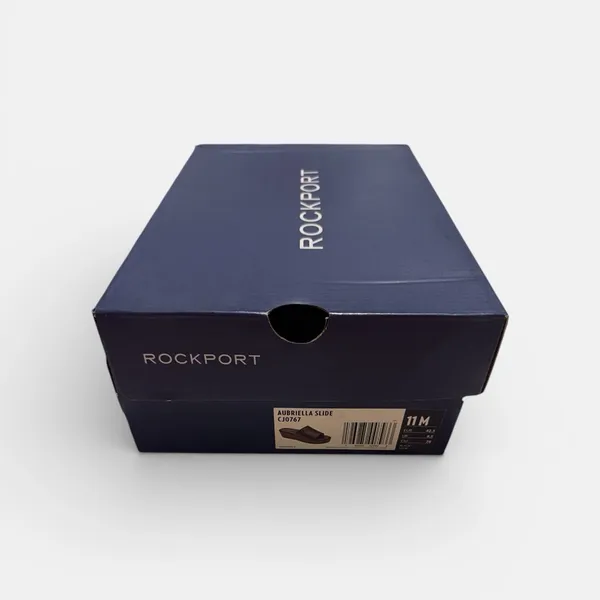 Rockport Women’s Black‎ leather Slide Sandals size 11 - Image 5
