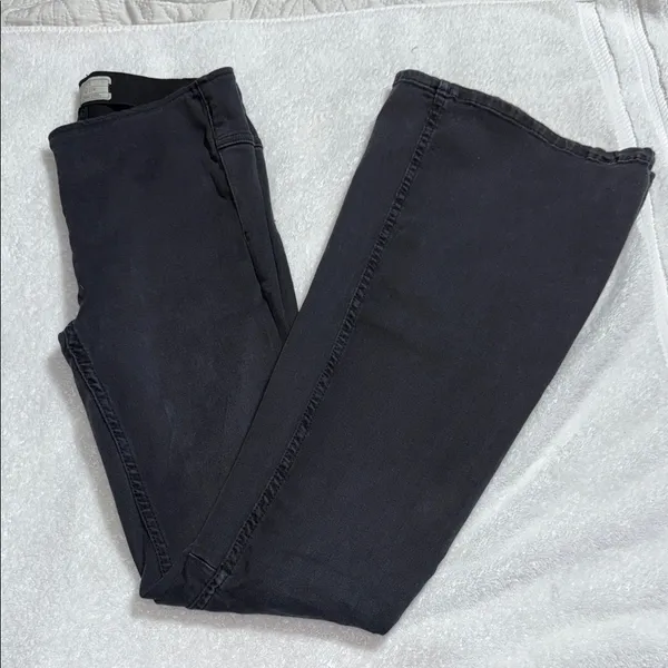 Free People Black Flare & Wide Leg Jeans - Image 2