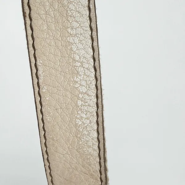 Fossil Cream Pebbled Leather Crossbody Bag Organizer Purse Off White - Image 7